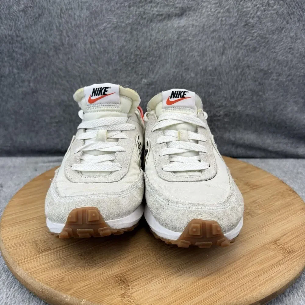 Nike Shoes Womens Size 7 White Suede Animal Print Orange Sneakers DZ5201-100